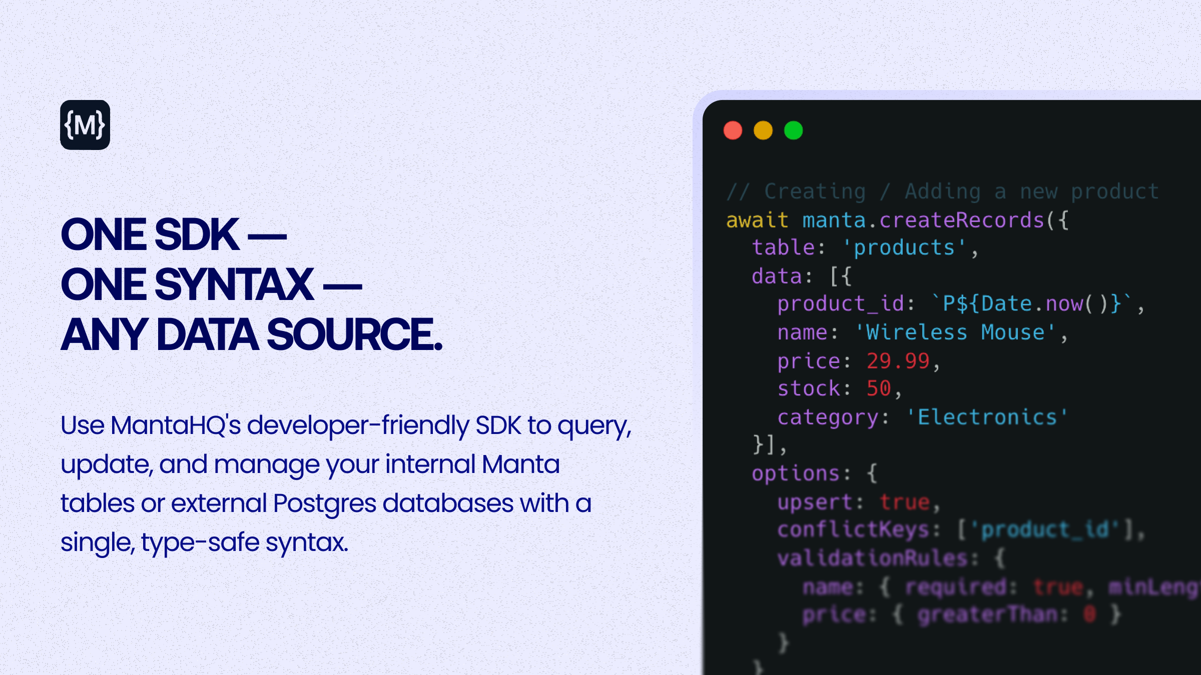 Introduction | MantaHQ SDK Docs